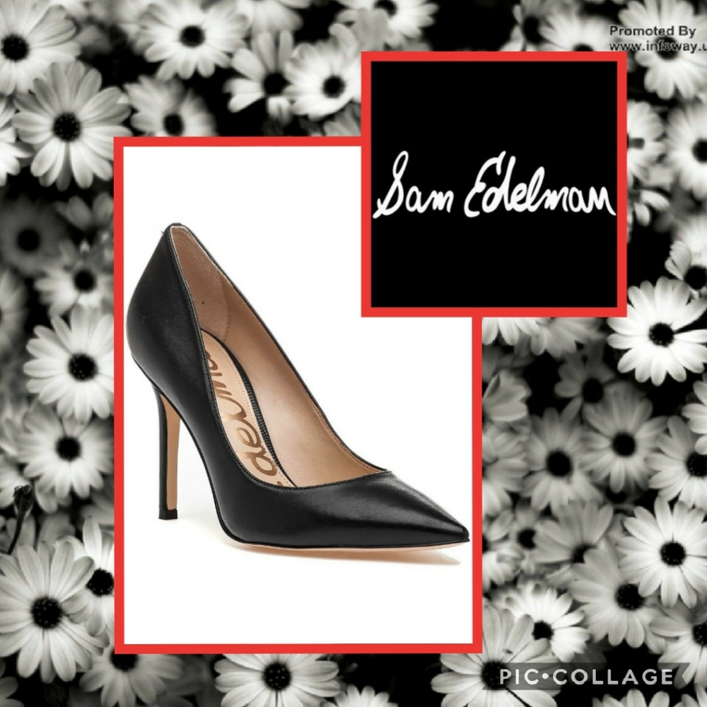 Sam Edelman Hazel Leather Heels Size 4